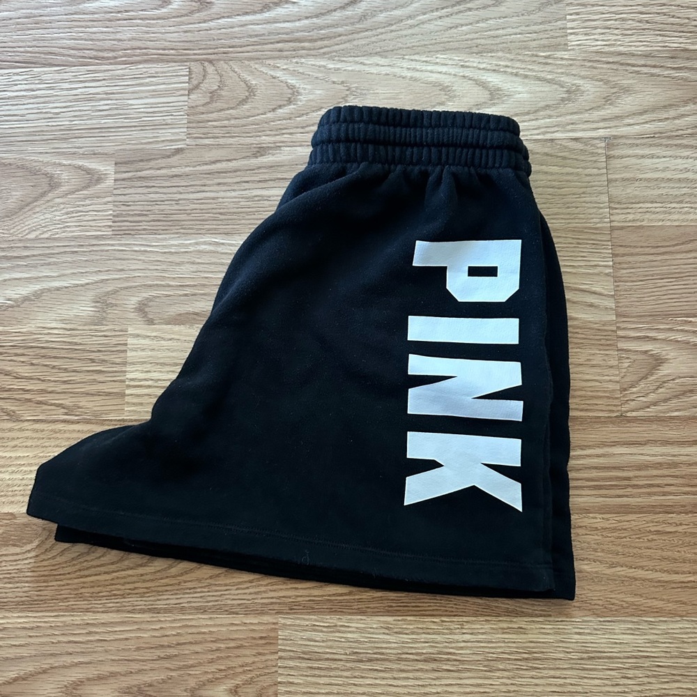 PINK Victoria's Secret Black Short with pockets